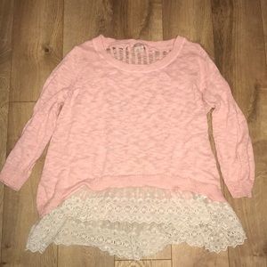 Pink sweater